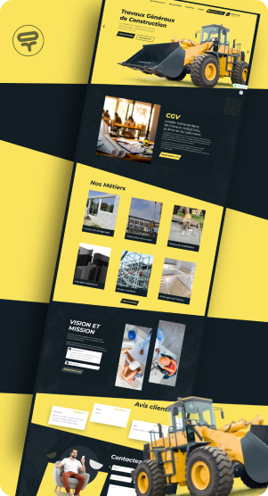 UI design project showcase on mobile screen